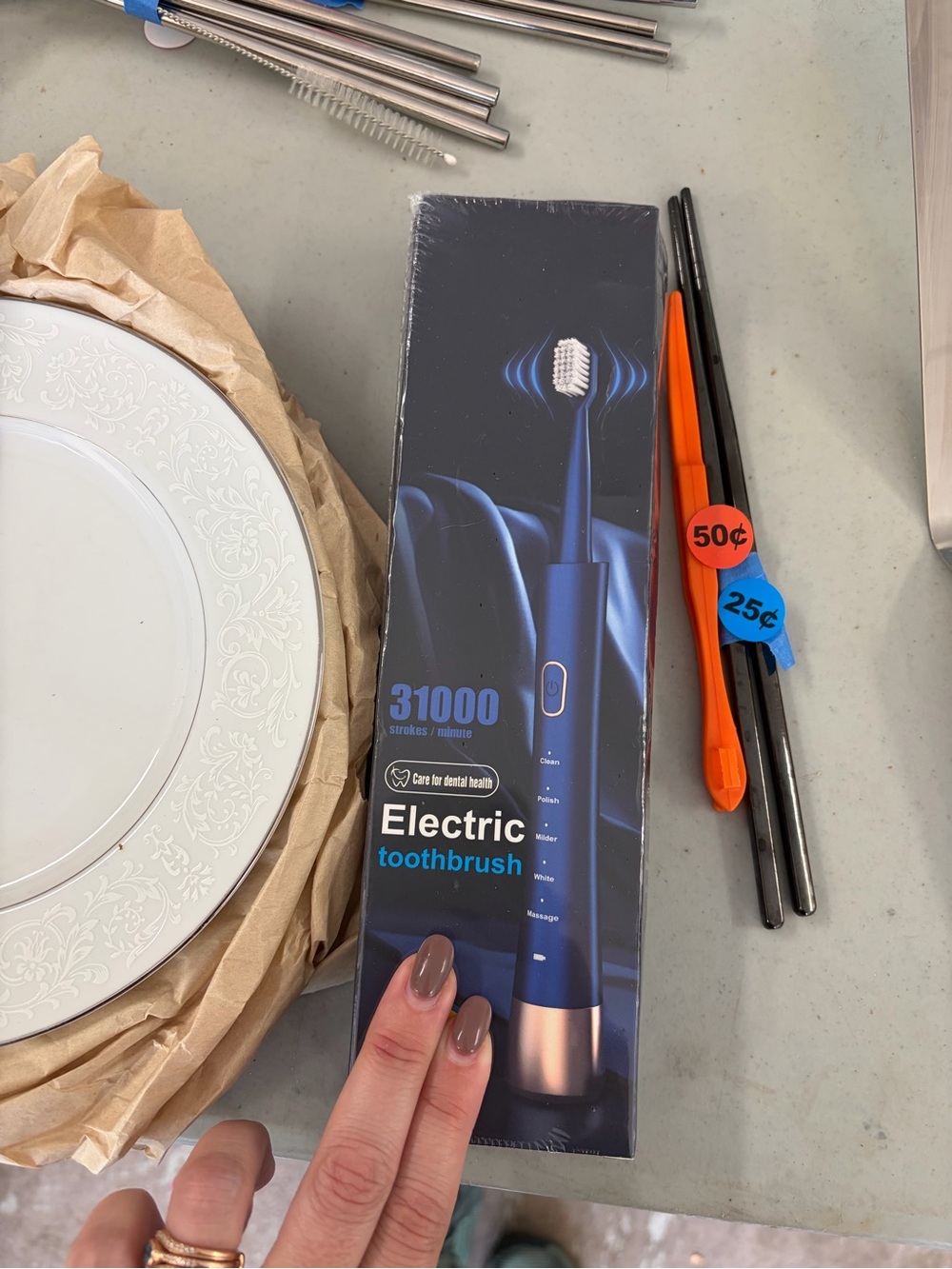 Electric Toothbrush - Navy Blue